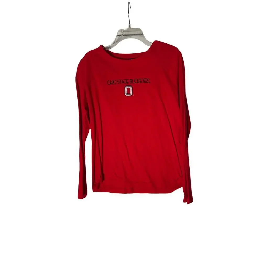 NCAA Ohio State Long Sleeve Shirt Women's M - Picture 3 of 5